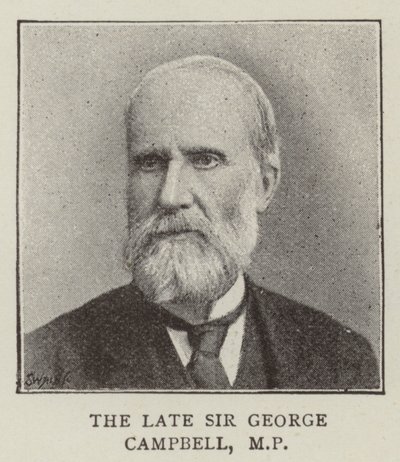 Sir George Campbell door English School