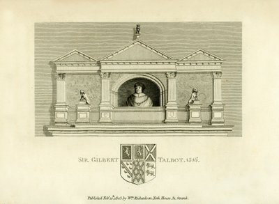 Sir Gilbert Talbot door English School