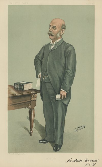 Sir Henry Charles Burdett door English School