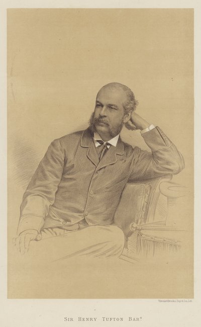 Sir Henry Tufton, Baronet (litho) door English School