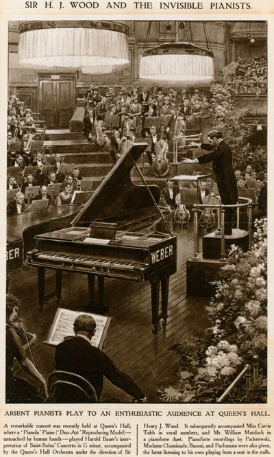 Sir Henry Wood en de onzichtbare pianisten door English School