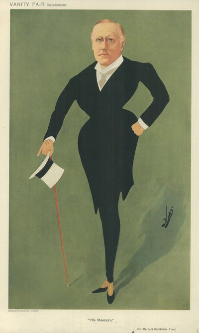 Sir Herbert Beerbohm Tree door English School