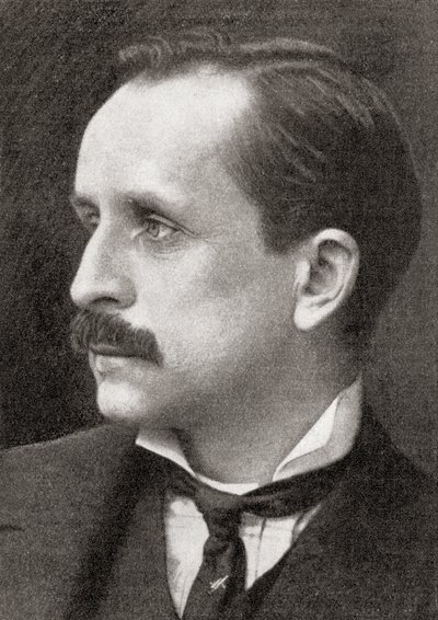 Sir James Matthew Barrie, uit het tijdschrift The World and His Wife, gepubliceerd 1907 door English School