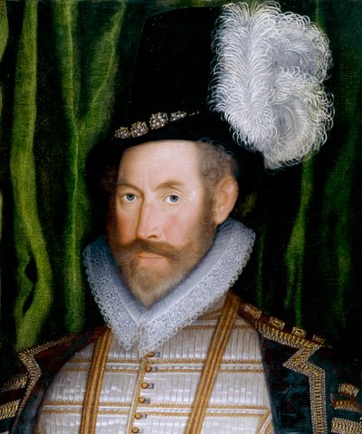 Sir Jerome Bowes (detail) door English School
