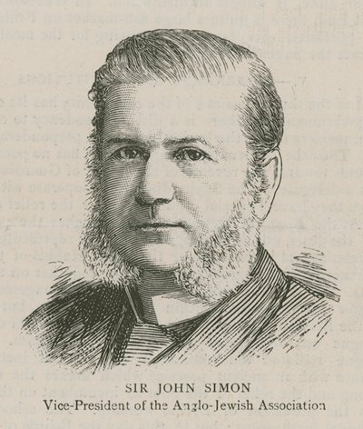 Sir John Simon, Vicevoorzitter van de Anglo-Joodse Vereniging door English School