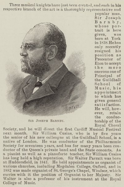 Sir Joseph Barnby door English School