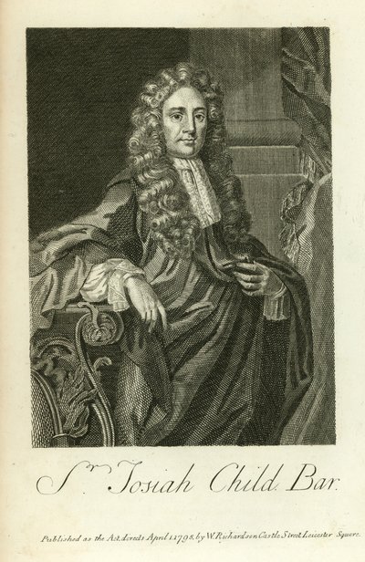 Sir Josiah Child door English School