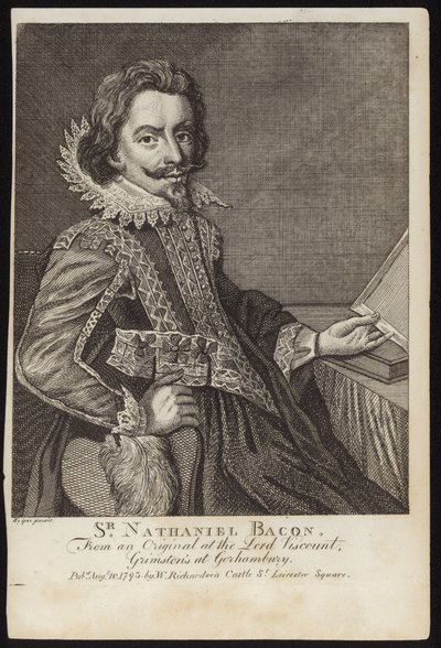 Sir Nathaniel Bacon door English School