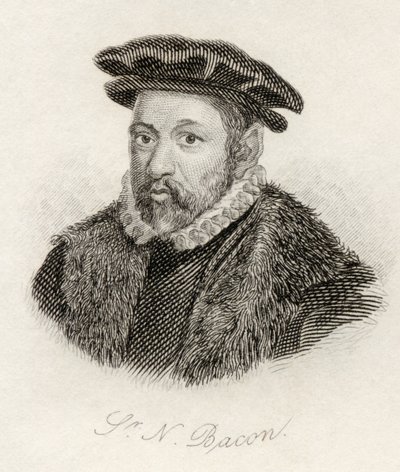 Sir Nicholas Bacon, uit 
