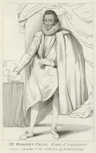 Sir Robert Cecil, Graaf van Salisbury door English School
