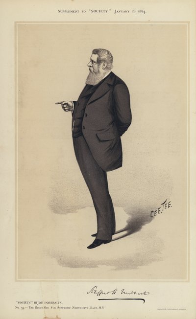 Sir Stafford Northcote, MP door English School