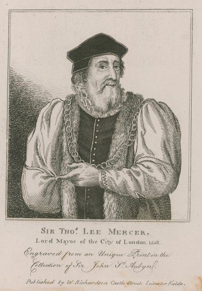 Sir Thomas Leigh, koopman, burgemeester van Londen 1558 door English School