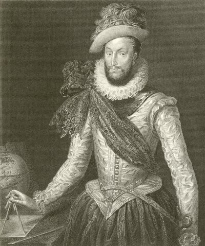 Sir Walter Raleigh door English School