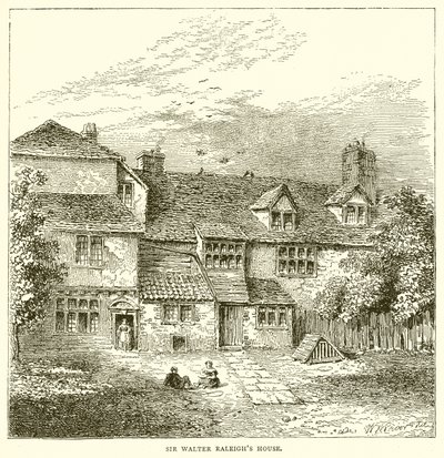 Huis van Sir Walter Raleigh door English School