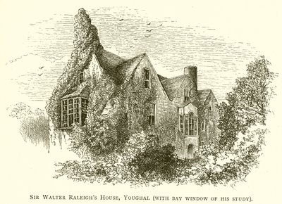 Huis van Sir Walter Raleigh, Youghal (met Erker van zijn studeerkamer) door English School