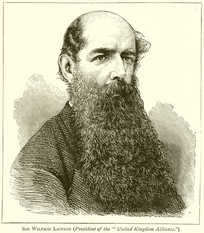 Sir Wilfrid Lawson (Voorzitter van de United Kingdom Alliance) door English School