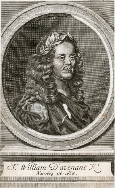 Sir William Davenant door English School