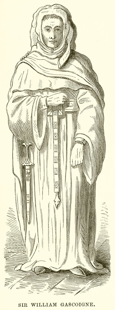 Sir William Gascoigne door English School