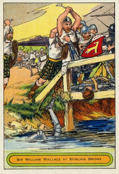 Sir William Wallace bij Stirling Bridge door English School