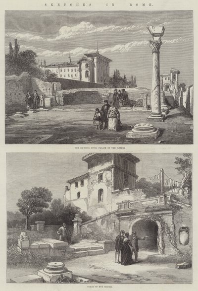 Schetsen in Rome door English School