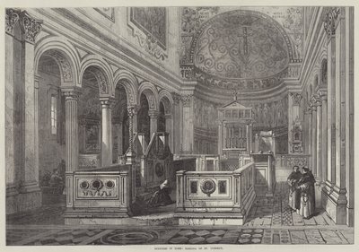 Schetsen in Rome, Basiliek van Sint-Clemens door English School
