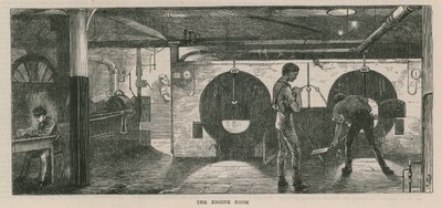 Schetsen in telegraafstraat - de machinekamer door English School