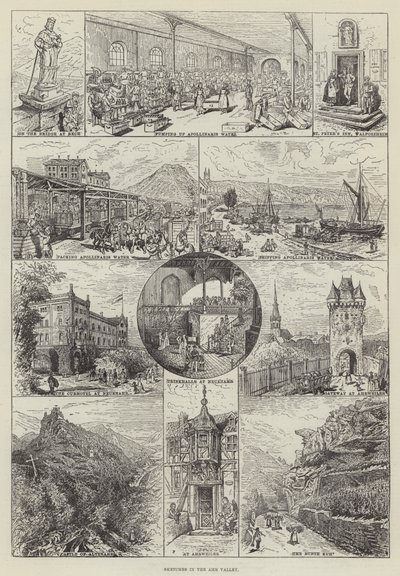 Schetsen in de Ahr-vallei door English School