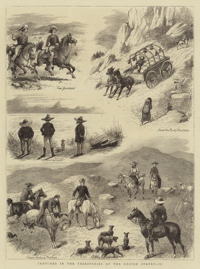 Schetsen in de Gebieden van de Verenigde Staten, II door English School