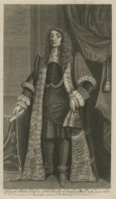 Slingsby Bethell, Sheriff van Londen en Middlesex in het jaar 1680 door English School