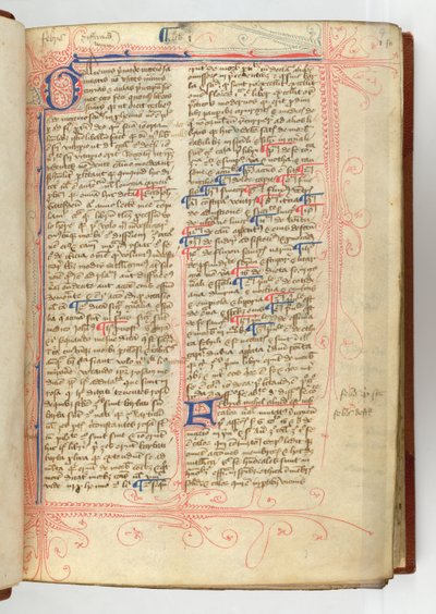 Sloane 280, f.9r Voorwoord van 