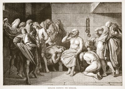 Socrates drinkt de gifbeker door English School