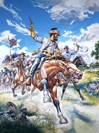 Soldaten in de Amerikaanse Burgeroorlog door English School