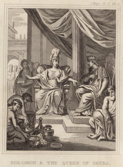 Salomo en de Koningin van Sheba door English School
