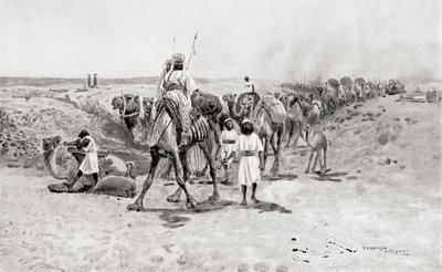 Salomo stuurt geschenken naar Hiram I, de Fenicische koning van Tyrus, uit Hutchinson