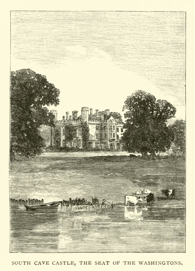 South Cave Castle, de zetel van de Washingtons door English School