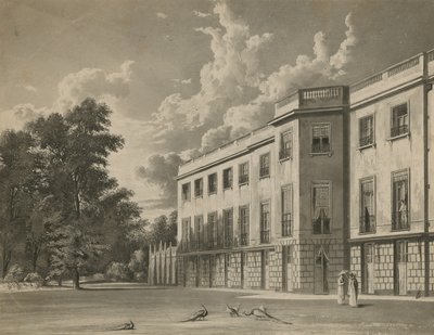 Zuidelijke voorkant van Carlton House door English School