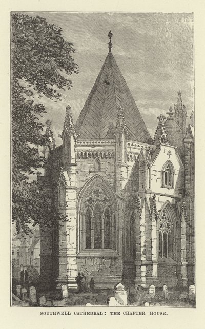 Southwell-kathedraal, de kapittelzaal door English School