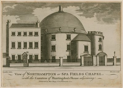 Spa Fields Kapel, Clerkenwell door English School