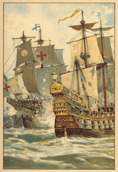 Spaanse Armada door English School
