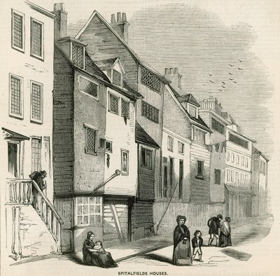 Spitalfields Huizen door English School