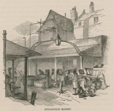 Spitalfields Market, Londen door English School
