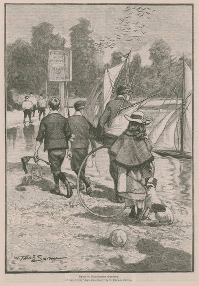 Sport in Kensington Gardens, Londen door English School