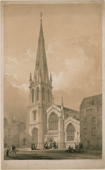 St Andrews Kerk, Marylebone, Londen door English School