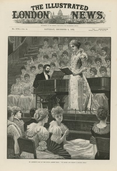 St. Andrews Dag in de Royal Albert Hall door English School