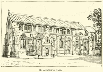 St Andrewshal door English School