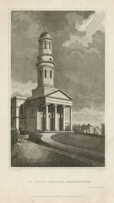 St. Annes kerk in Wandsworth door English School