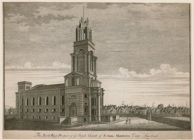 St Anne Limehouse, Londen door English School