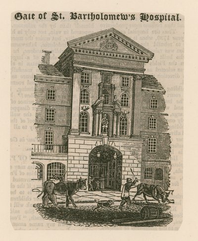 St Bartholomeus Ziekenhuis, Smithfield door English School