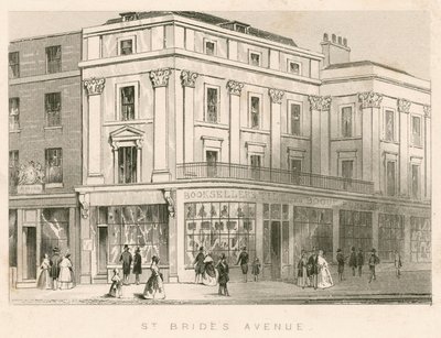 St Brides Avenue, Fleet Street, Londen door English School
