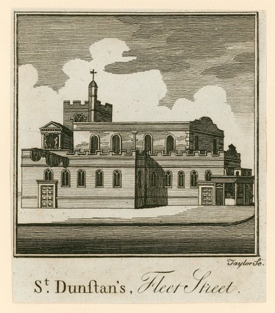 St Dunstans, Fleet Street, Londen door English School